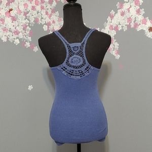 Crochet Back Tank Top